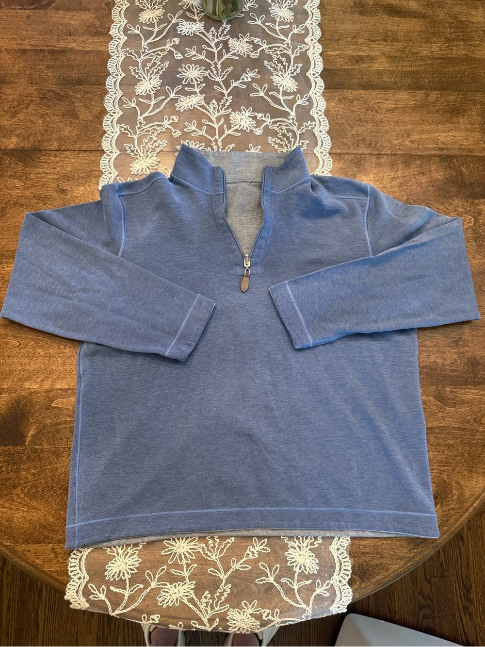 Johnson & Murphy Reversible Solid Quarter-Zip